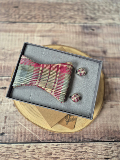 Auld Scotland Tartan Self-Tie Bowtie