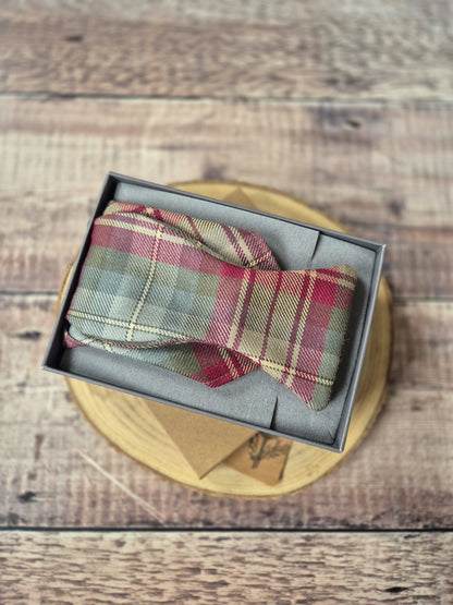 Auld Scotland Tartan Self-Tie Bowtie