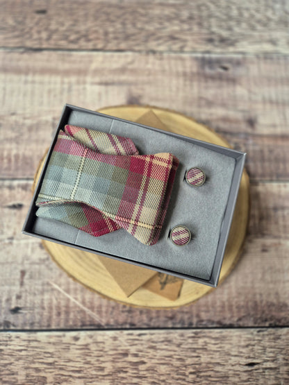 Auld Scotland Tartan Self-Tie Bowtie