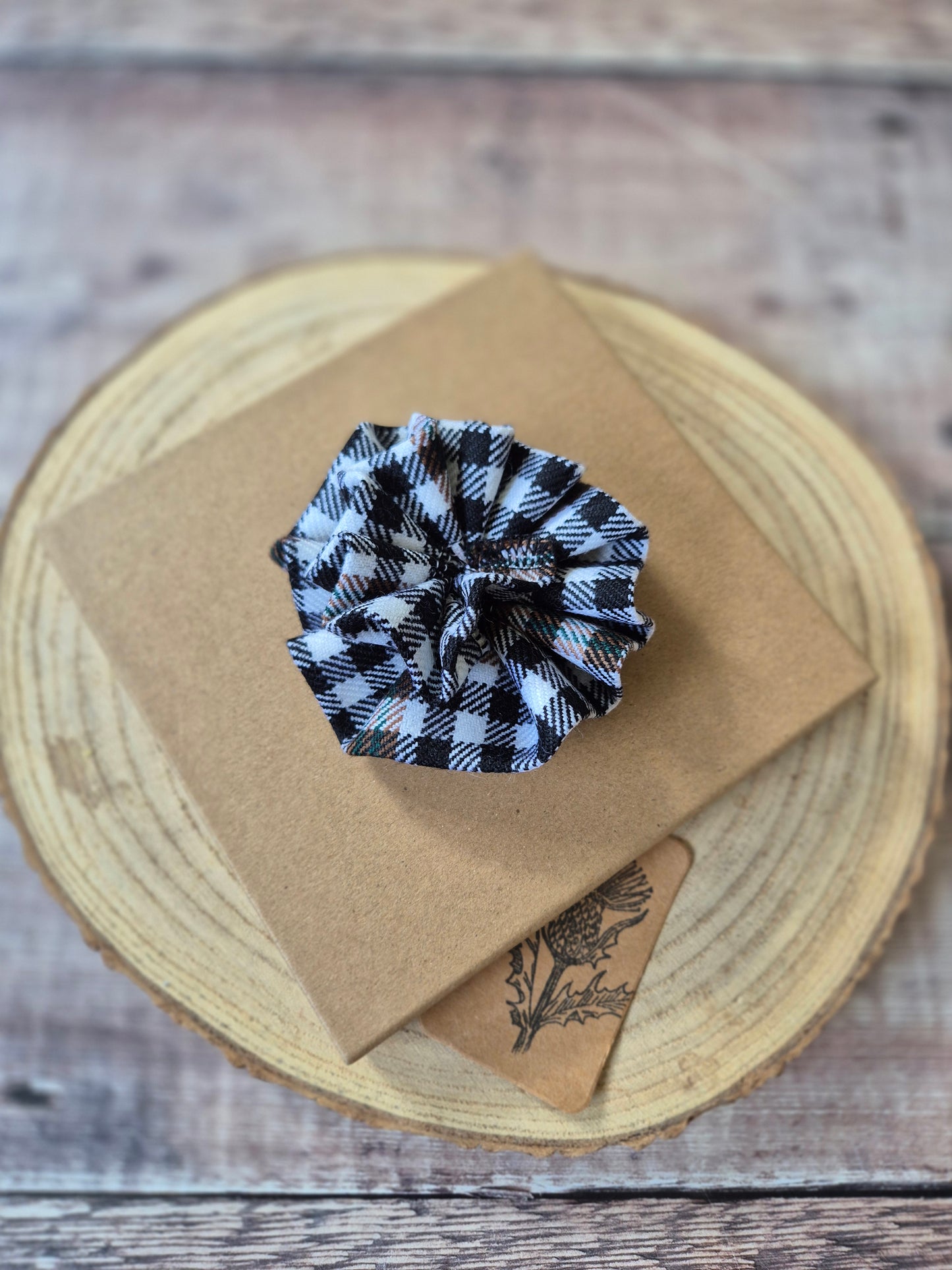 Burns Check Tartan Corsage