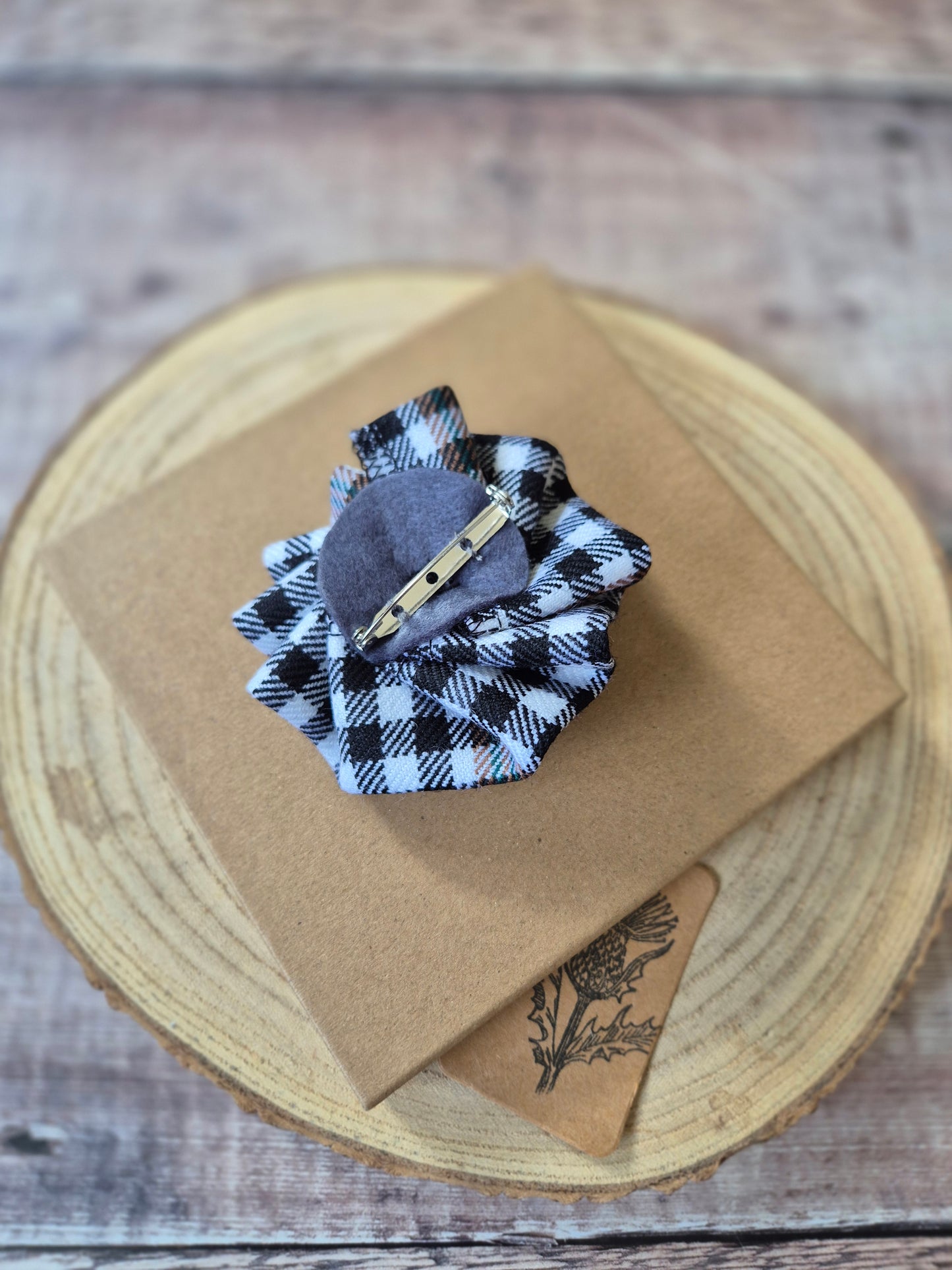 Burns Check Tartan Corsage