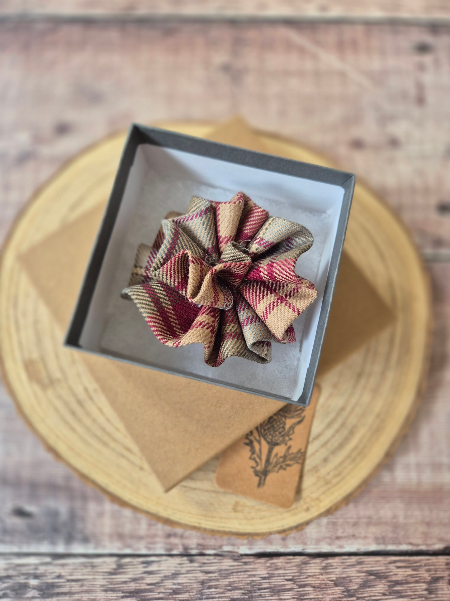 Auld Scotland Tartan Corsage