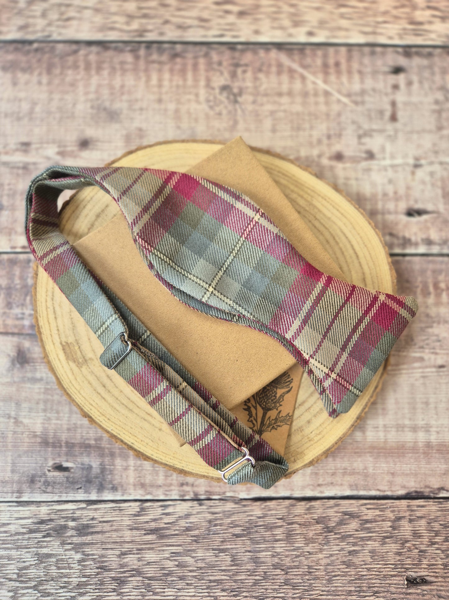 Auld Scotland Tartan Self-Tie Bowtie