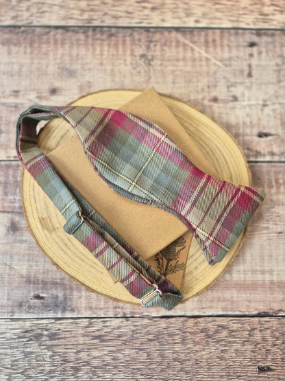 Auld Scotland Tartan Self-Tie Bowtie