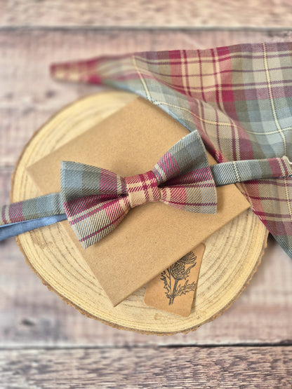 Auld Scotland Tartan Bow Tie