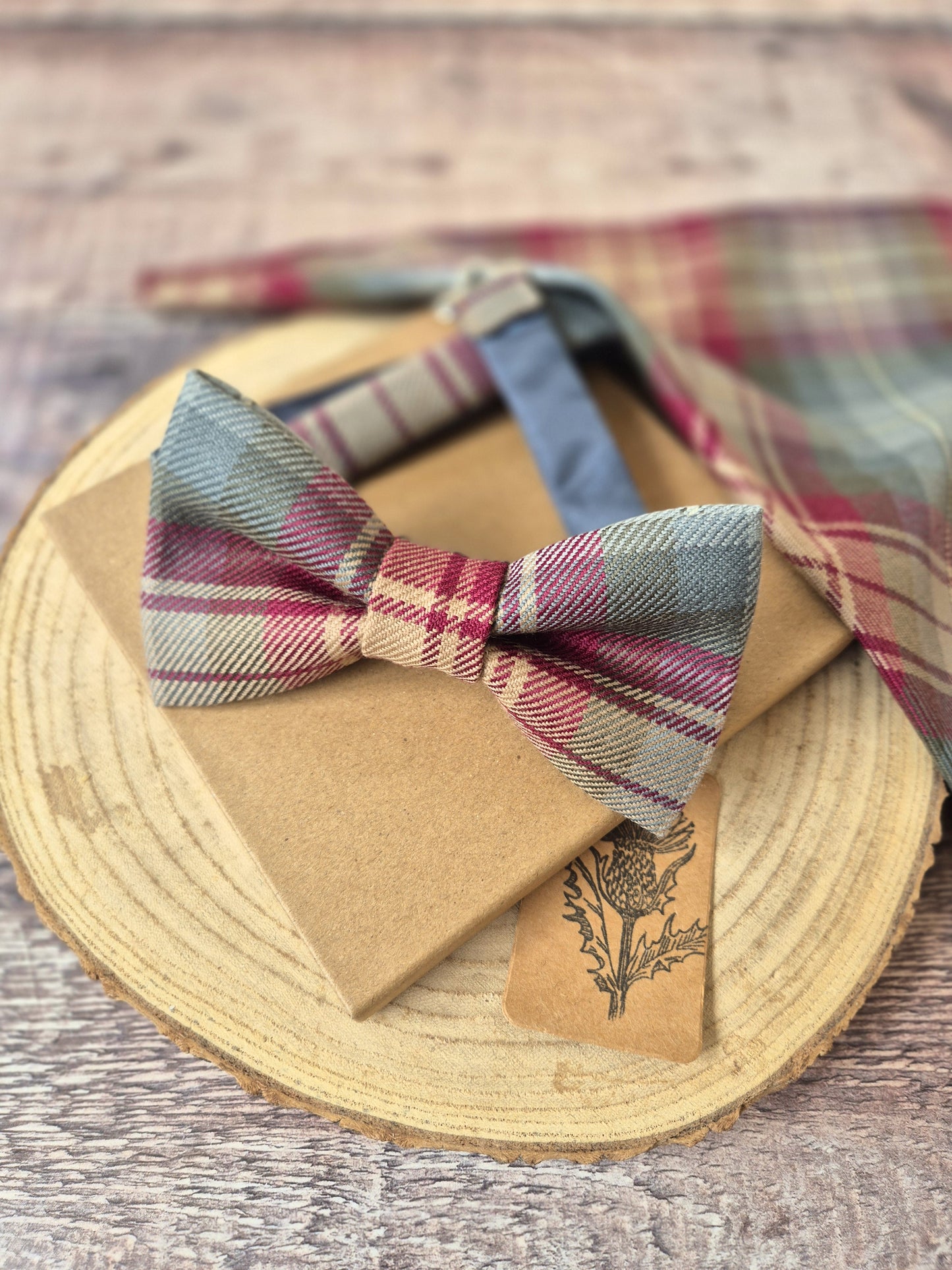 Auld Scotland Tartan Bow Tie