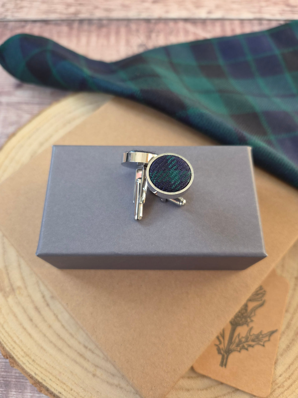 Mackay Tartan Cufflinks