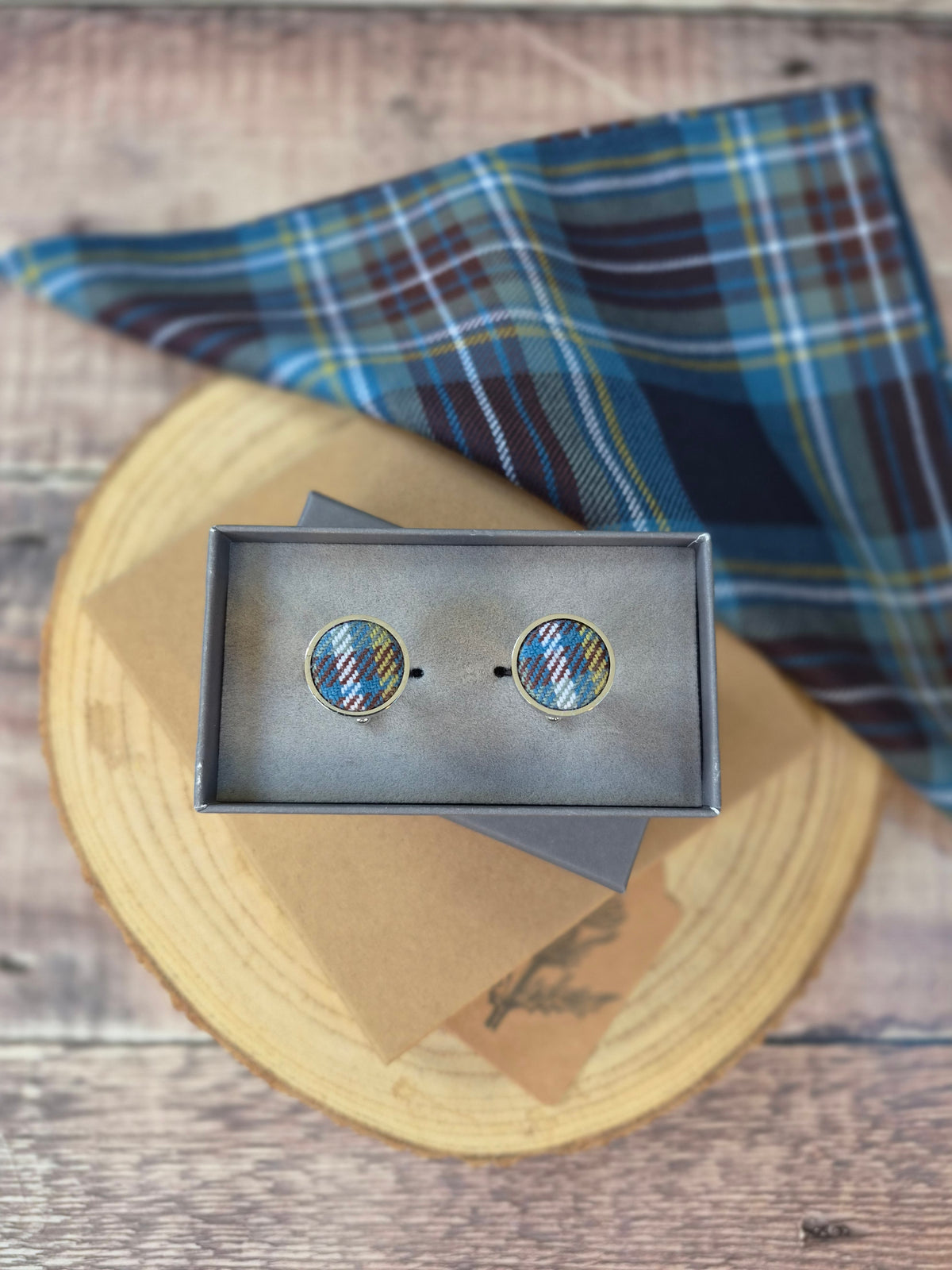 Holyrood Tartan Cufflinks