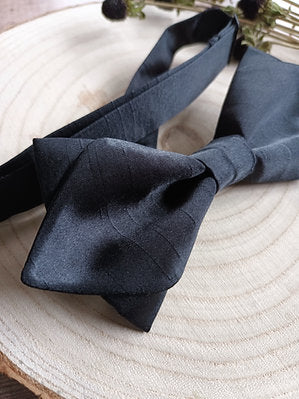 Pre-Tied Black Bow Ties