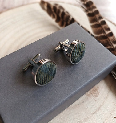 Black Watch Weathered Tartan Cufflinks