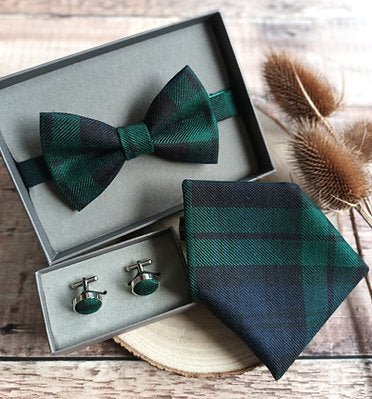 Black Watch Tartan Bowtie