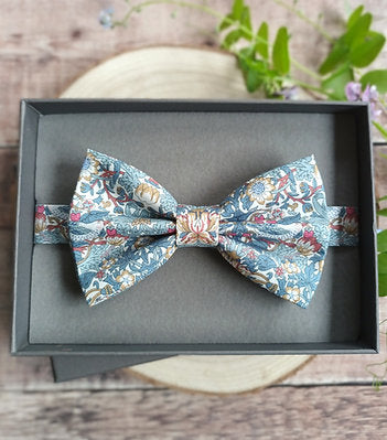 Liberty Organic Cotton Strawberry Thief Bowtie