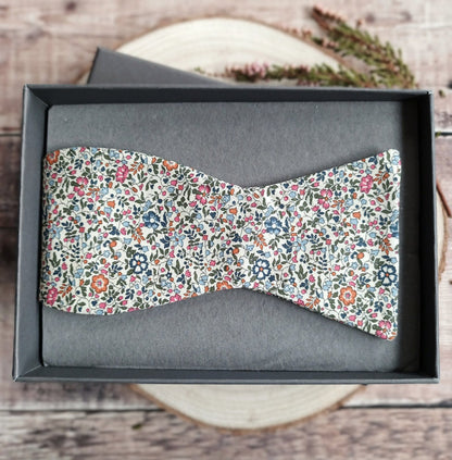 Liberty Bow Tie Orange Florals